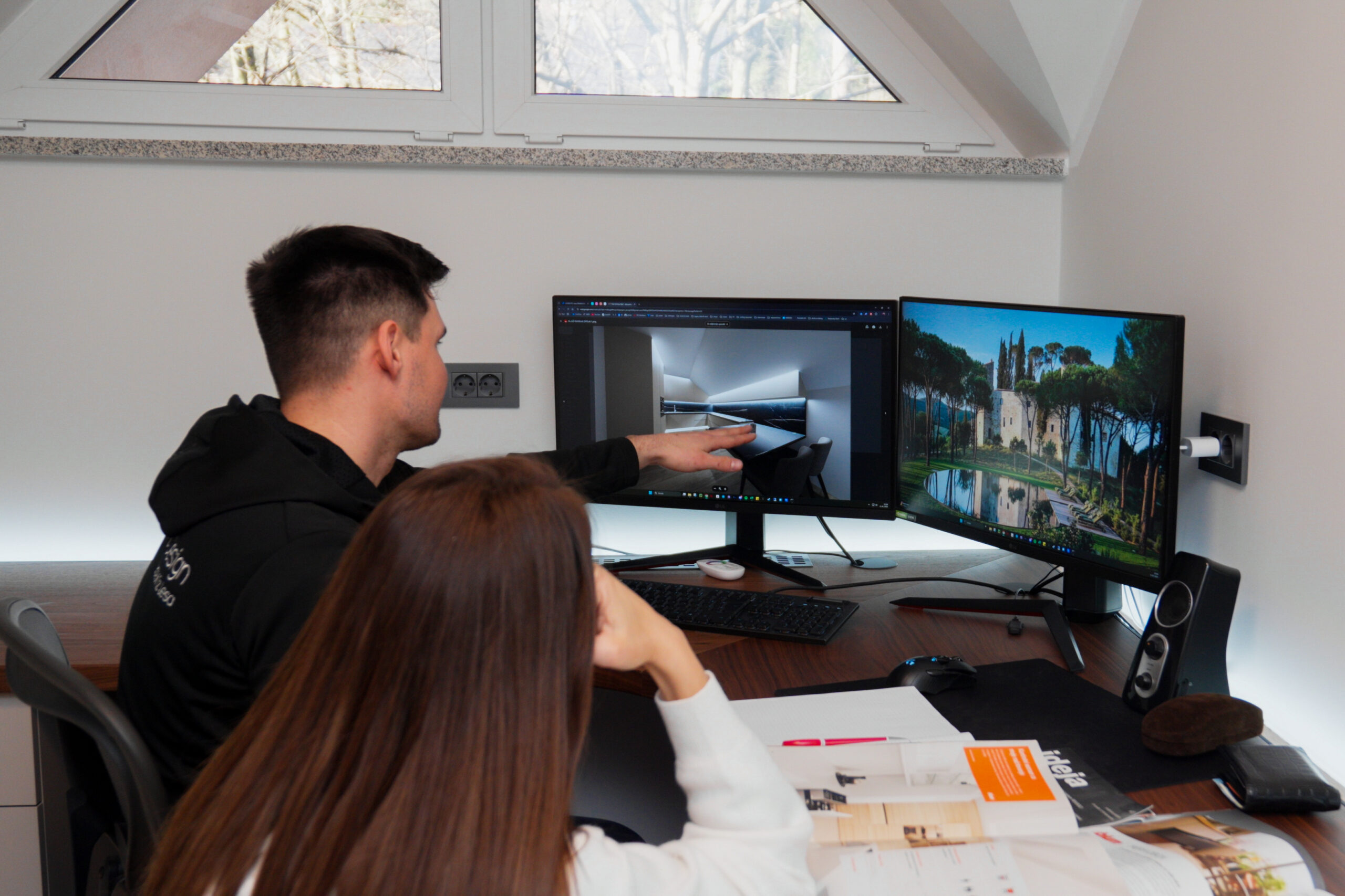 Svetovanje strankam.