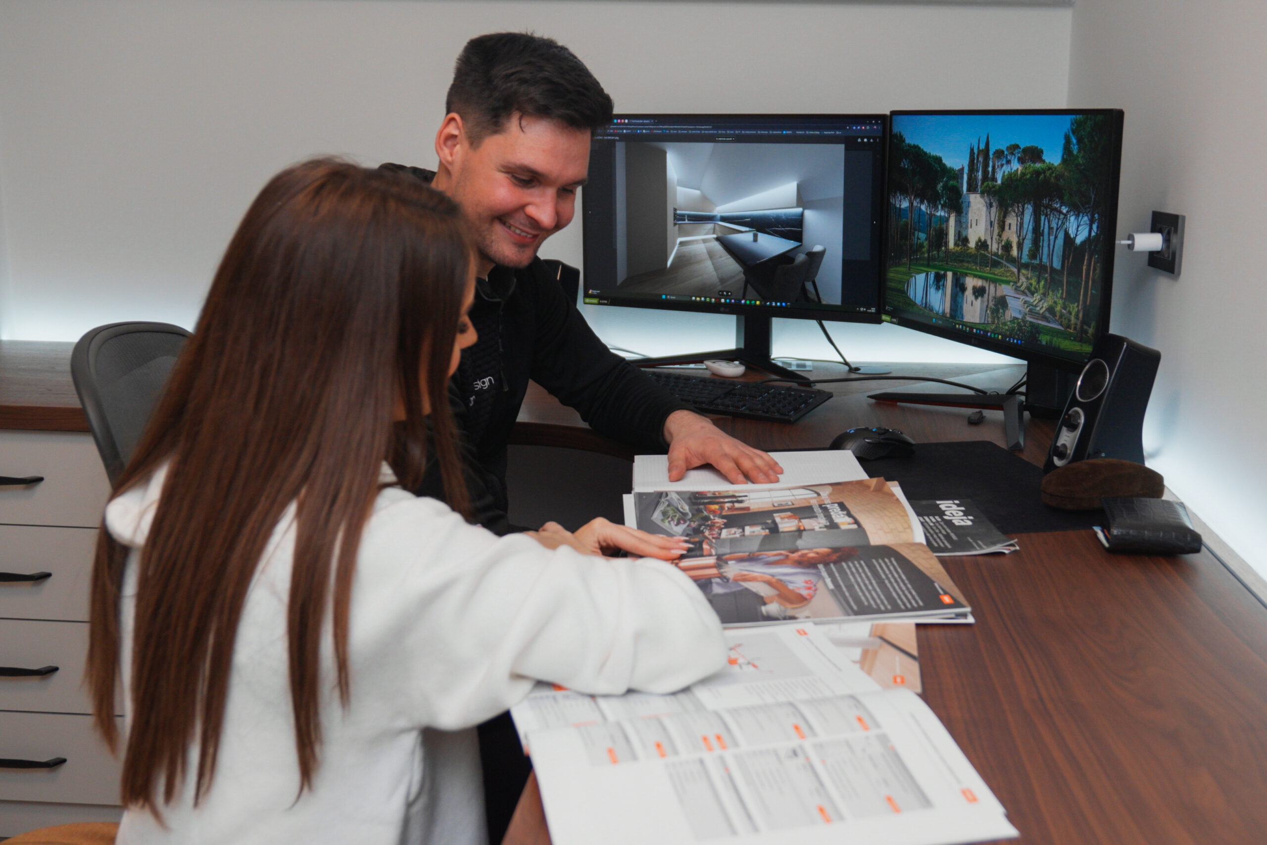 Svetovanje strankam.